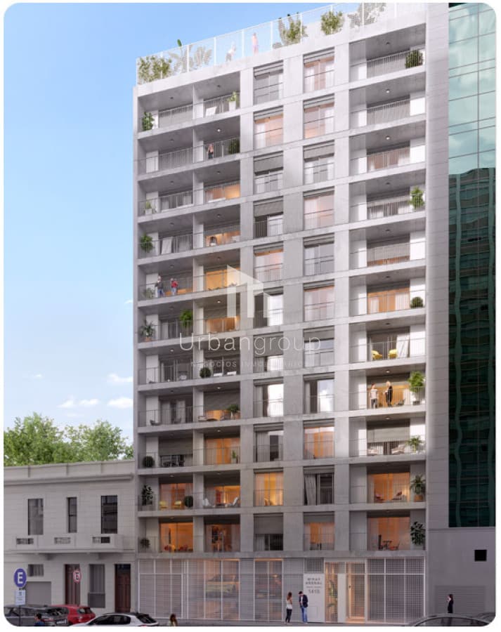 Venta Apartamento 1 Dormitorio a Estrenar en Cordón Sur