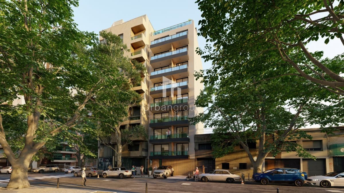 Venta Apartamento Monoambiente en Tres Cruces, Piso Alto con Cochera a Estrenar